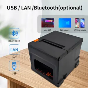 Impresora de 80mm USB + Bluetooth